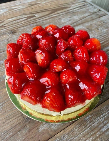 Baked Strawberrry Cheesecake - Cakes by Gel Salonga
